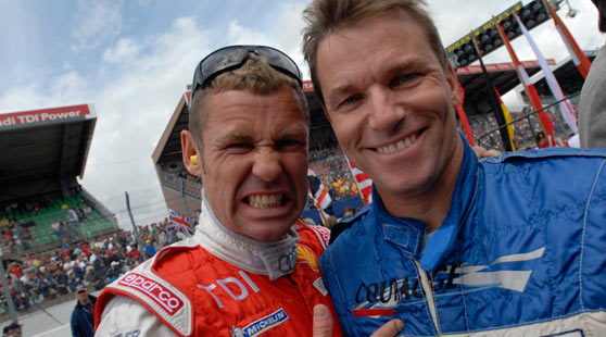 Tom Kristensen and Stefan Johansson