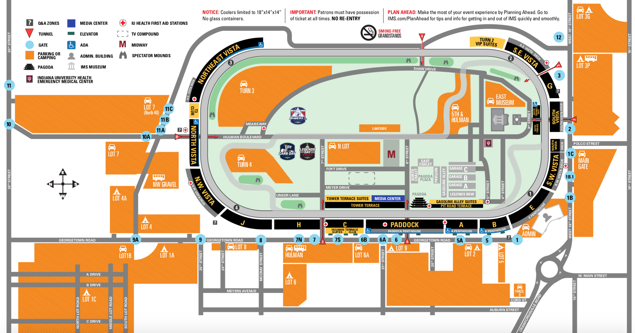 Indy 500 map